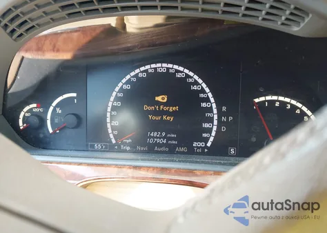 2008 Mercedes-Benz S 63 Amg из США, поврежденный, VIN WDDNG77X28A204744